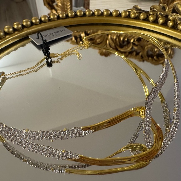 Alexis Bittar Gold and Silver Necklace - Picture 3 of 8